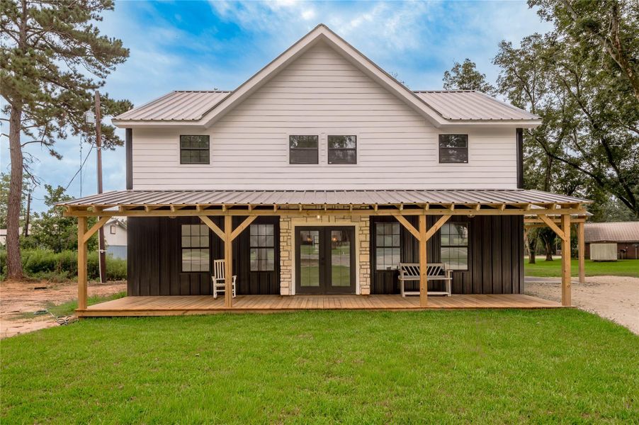 Front exterior of a new home in , Douglass, TX, highlighting curb appeal (Image 21). Front exterior of a new home in , Douglass, TX, highlighting curb appeal (Image 21).