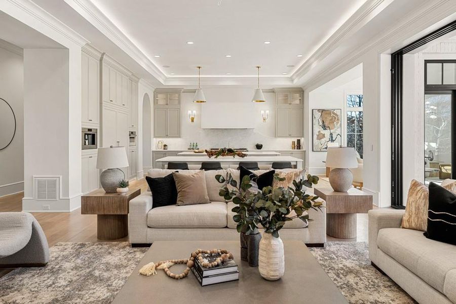 Furnished interior view inside a new home in , Milton (Image 55).