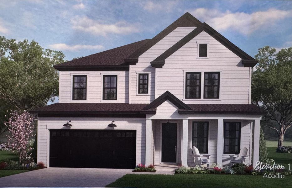 Front exterior of a new home in Indigo Place, North Charleston, SC, highlighting curb appeal (Image 20). Front exterior of a new home in Indigo Place, North Charleston, SC, highlighting curb appeal (Image 20).