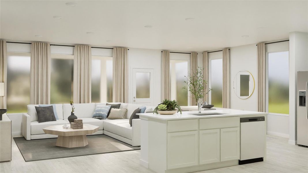 Furnished interior view inside a new home in Cotton Brook, Hutto (Image 25).