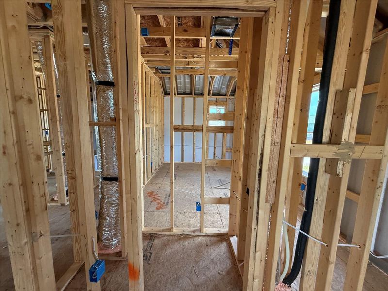 In-progress construction of a new home in The Cottages at La Cima, San Marcos, TX (Image 19). In-progress construction of a new home in The Cottages at La Cima, San Marcos, TX (Image 19).