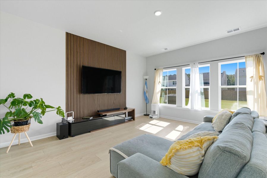 Furnished interior view inside a new home in Heron's Walk at Summers Corner: Carolina Collection, Summerville (Image 13). Furnished interior view inside a new home in Heron's Walk at Summers Corner: Carolina Collection, Summerville (Image 13).