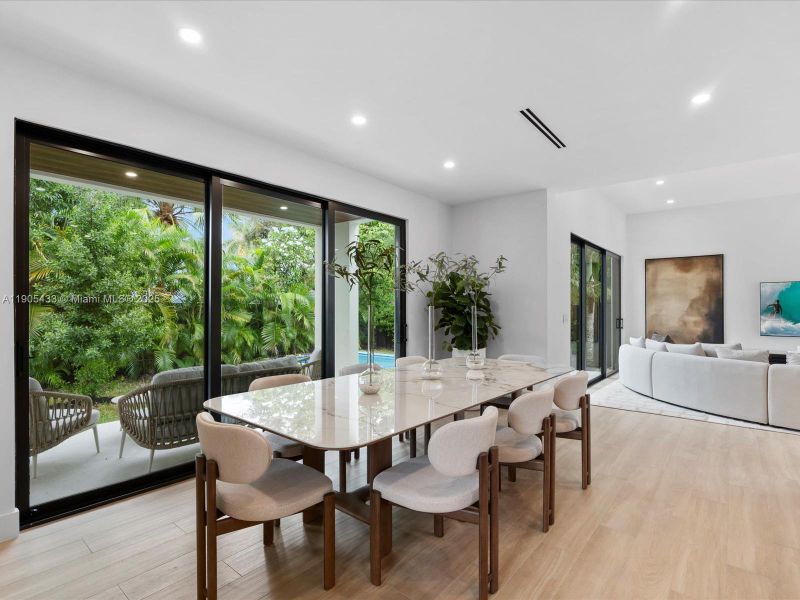 Furnished interior view inside a new home in , Miami (Image 43).