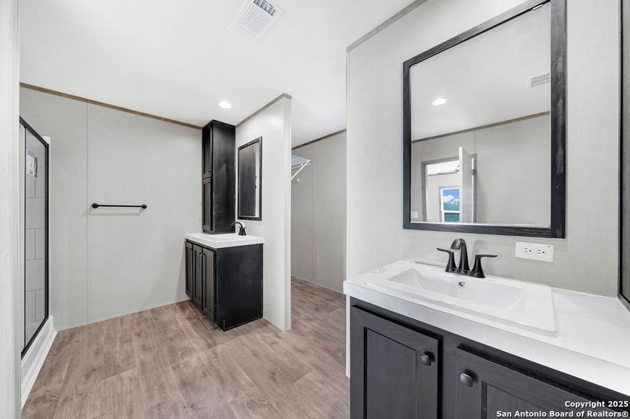 Furnished interior view inside a new home in , Moore (Image 9).