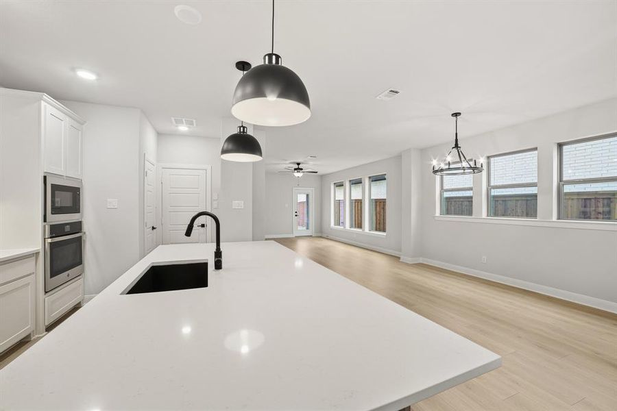 Furnished interior view inside a new home in Karis - Cottage Series, Crowley (Image 8).