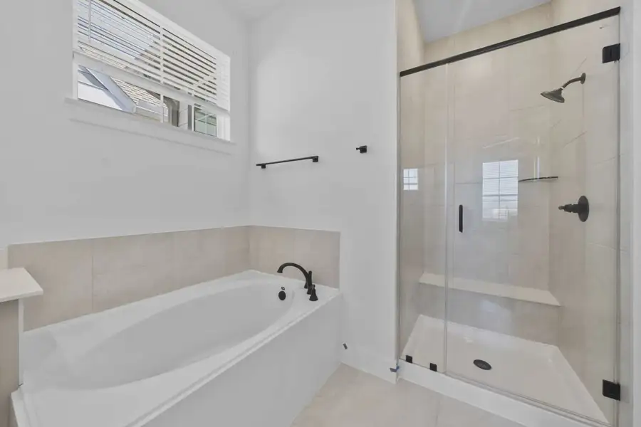 Representative furnished interior of a home built from the Margaux by Chesmar Homes in Bridgeland Chateau, Cypress (Image 7).