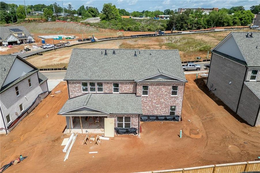 In-progress construction of a new home in , Buford, GA (Image 40).