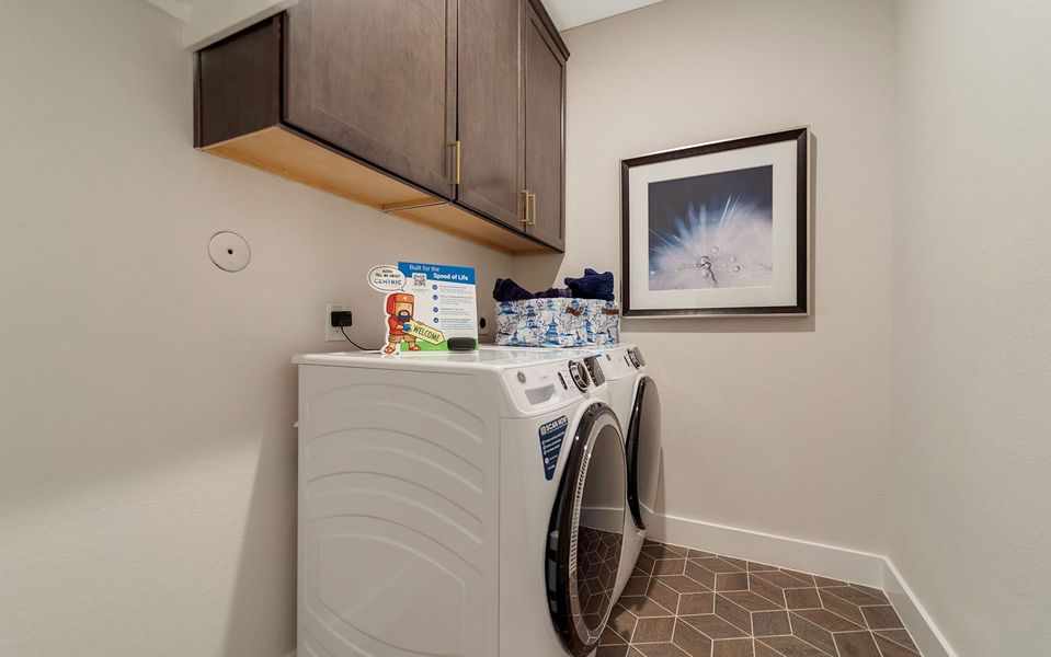 Furnished interior view inside a new home in Windrose Green, Angleton (Image 24).