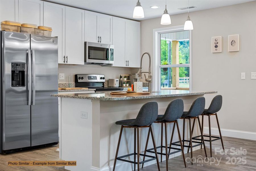 Furnished interior view inside a new home in , Candler (Image 20).