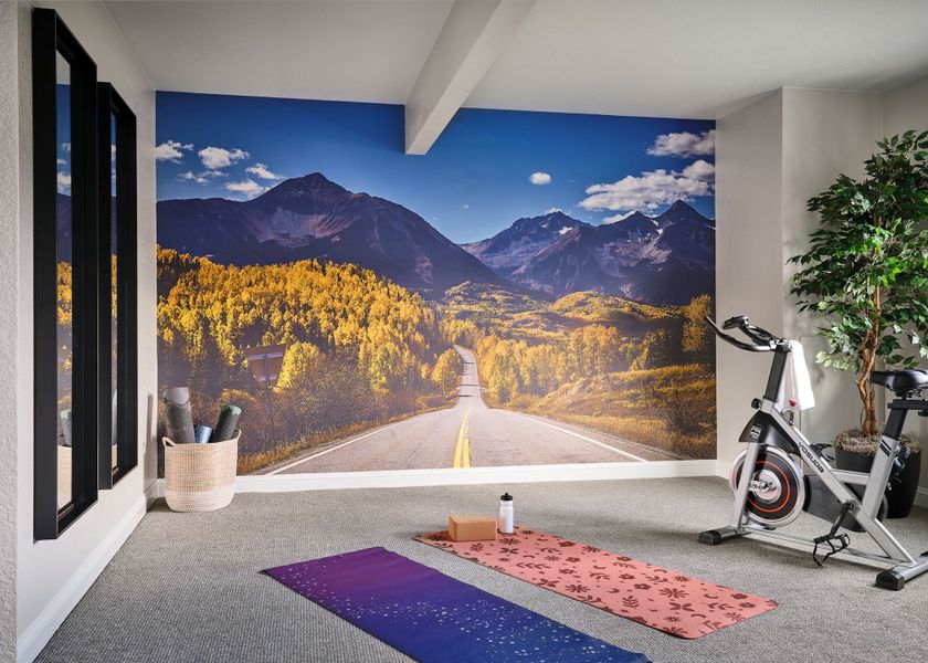 Representative furnished interior of a home built from the Ridge by Taylor Morrison in Parterre Destination Collection, Thornton (Image 28).