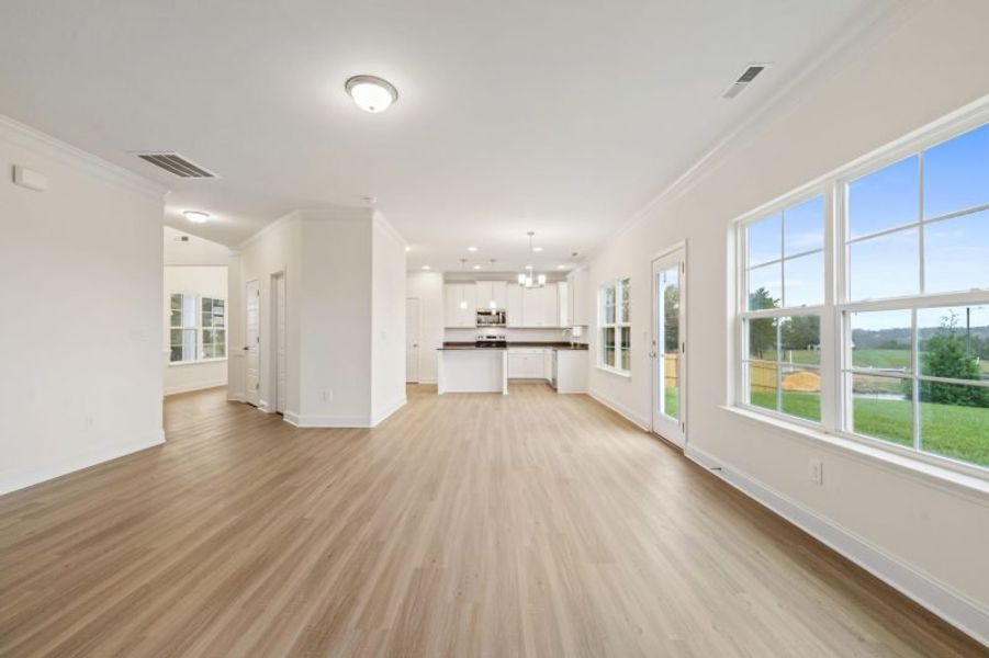 Spacious, unfurnished interior of a new home in Miller's Reserve, Greensboro (Image 22). Spacious, unfurnished interior of a new home in Miller's Reserve, Greensboro (Image 22).