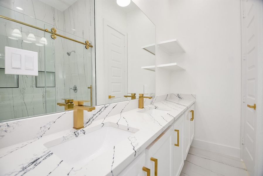 Furnished interior view inside a new home in , Houston (Image 9).