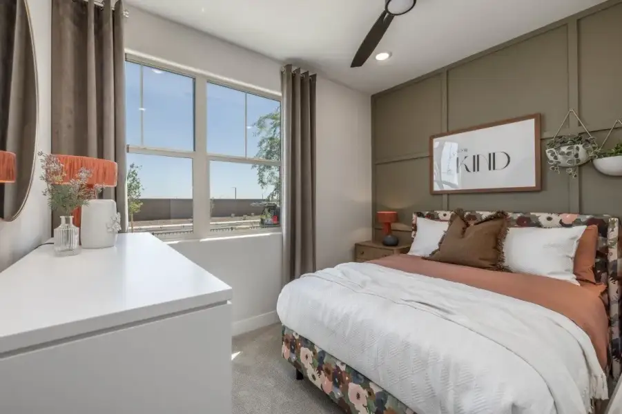 Furnished interior view inside a new home in The Grove at El Cidro, Goodyear (Image 29).