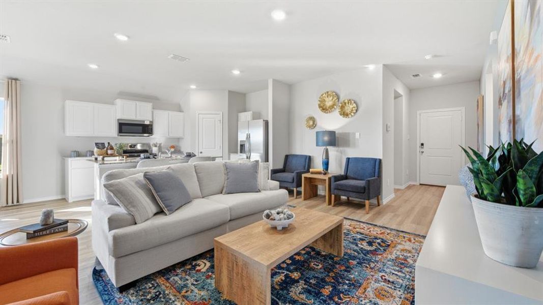 Furnished interior view inside a new home in Hickory Grove, Krum (Image 23).