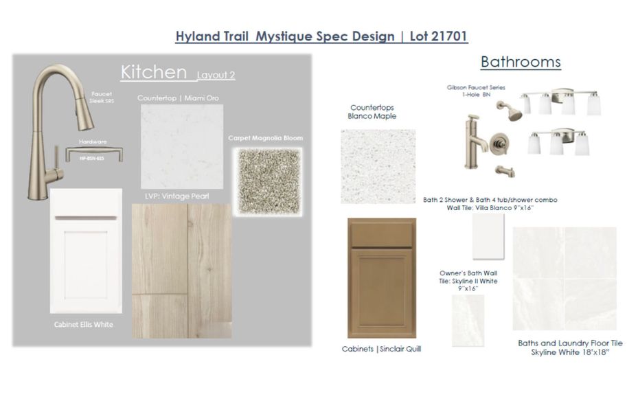 Sample of building materials used in homes in Hyland Trail, Green Cove Springs (Image 14).