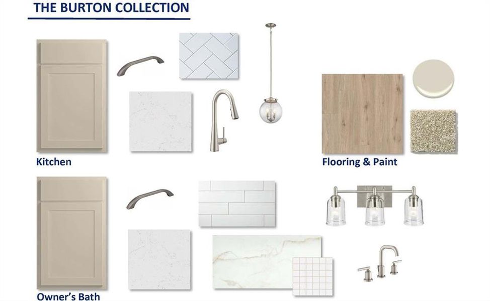 Sample of building materials used in homes in Meadow Brook Farms, Cumming (Image 2).