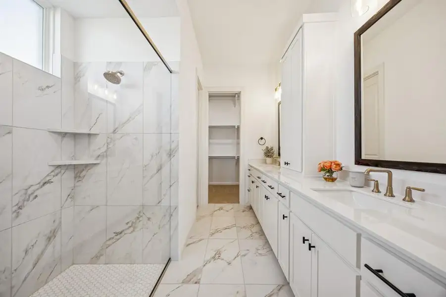 Plenty of space for two in this wonderful owner's bath!