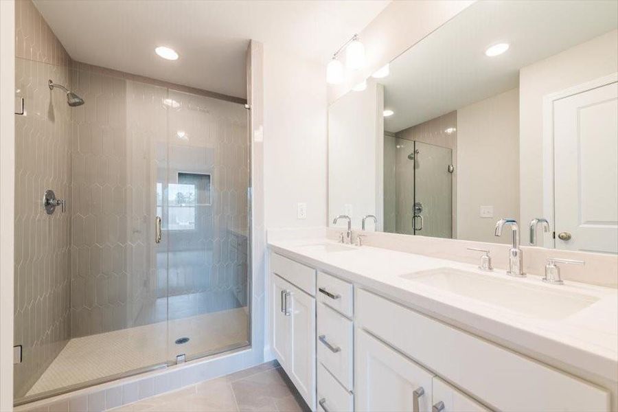Furnished interior view inside a new home in Townes at South Main, Kennesaw (Image 11).