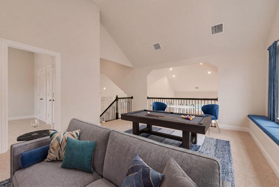 Furnished interior view inside a new home in Somercrest, Midlothian (Image 16).