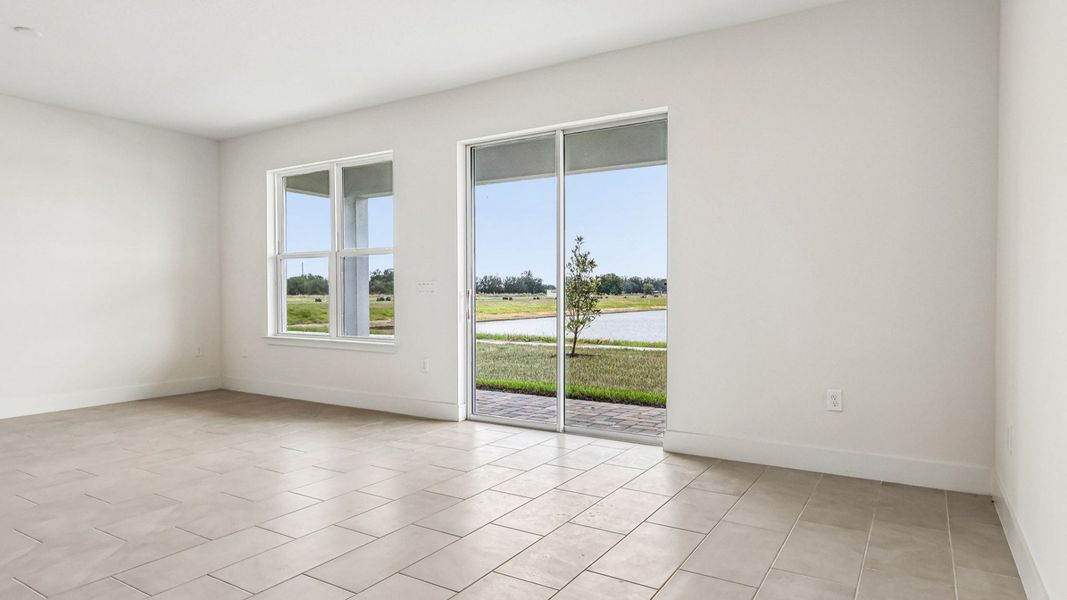 Representative furnished interior of a home built from the Longleaf by DRB Homes in Ardisia Park, New Smyrna Beach (Image 8).