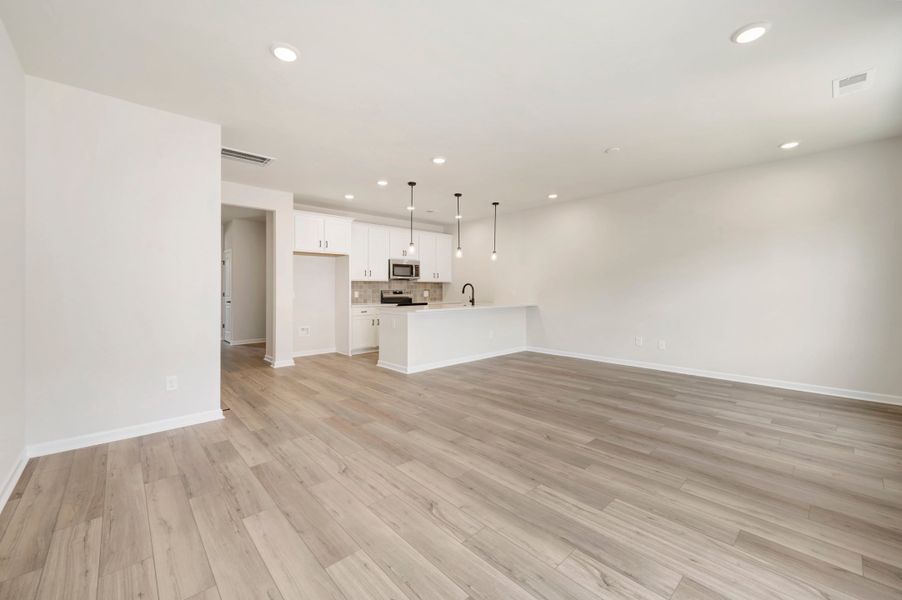 Spacious, unfurnished interior of a new home in Amplitude, Charlotte (Image 12). Spacious, unfurnished interior of a new home in Amplitude, Charlotte (Image 12).