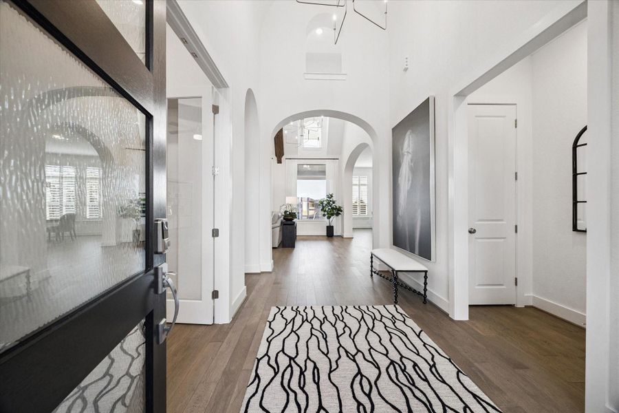 Furnished interior view inside a new home in Elyson, Katy (Image 13).