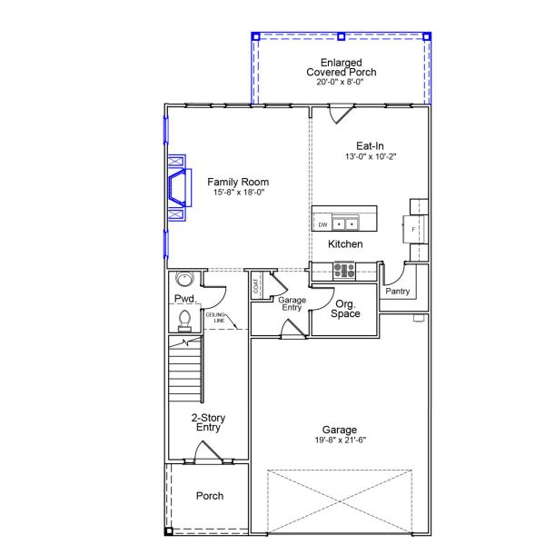 2D floor plan layout of this home in Sweetbrier, Durham, NC (Image 2). 2D floor plan layout of this home in Sweetbrier, Durham, NC (Image 2).