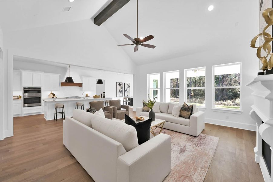 Expansive space is perfectly designed for floating furniture with room to move around. Expansive space is perfectly designed for floating furniture with room to move around.