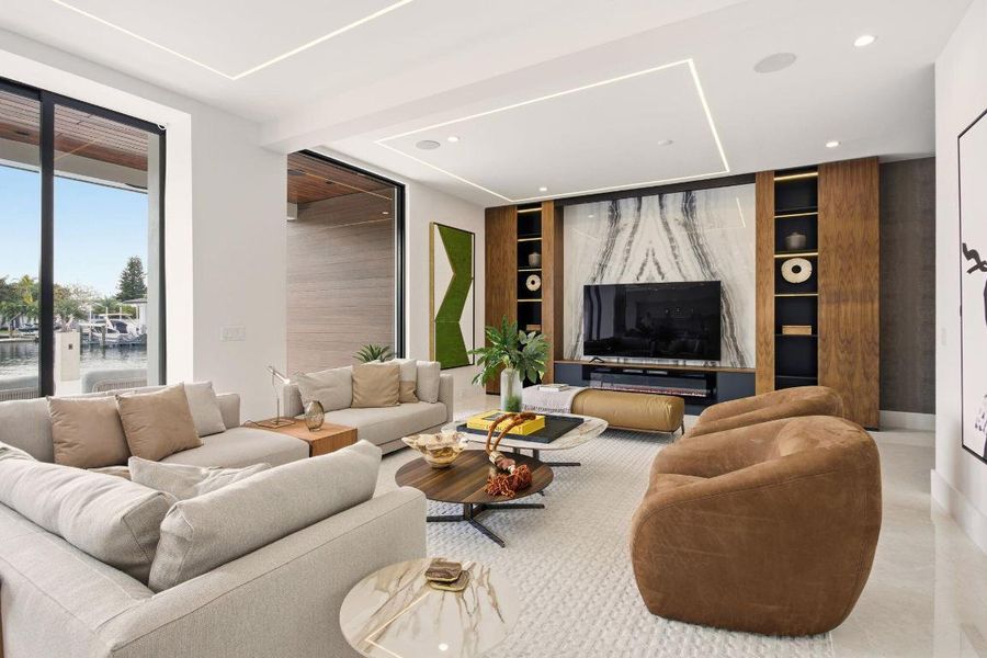 Designer Family Room