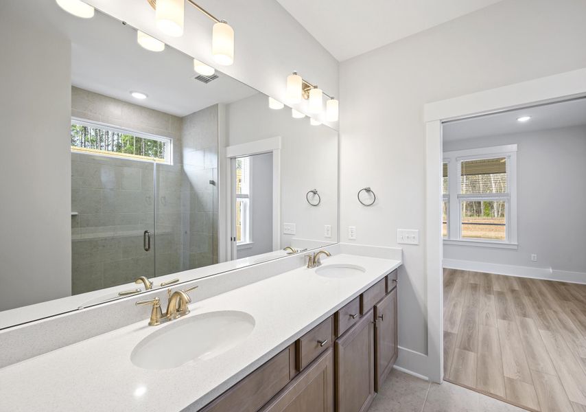 Furnished interior view inside a new home in Del Webb Charleston at Nexton, Summerville (Image 6).