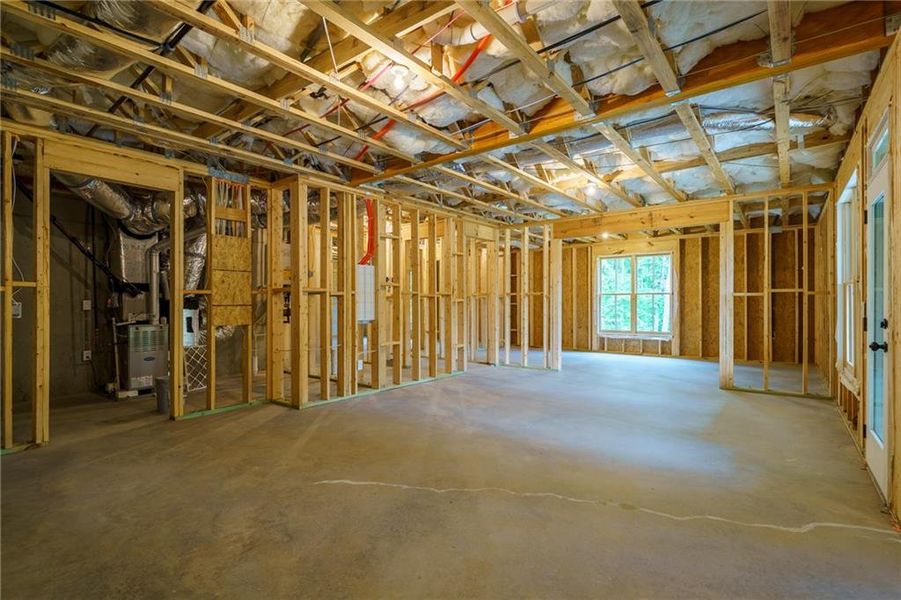 In-progress construction of a new home in Malone's Pond, Ball Ground, GA (Image 55).
