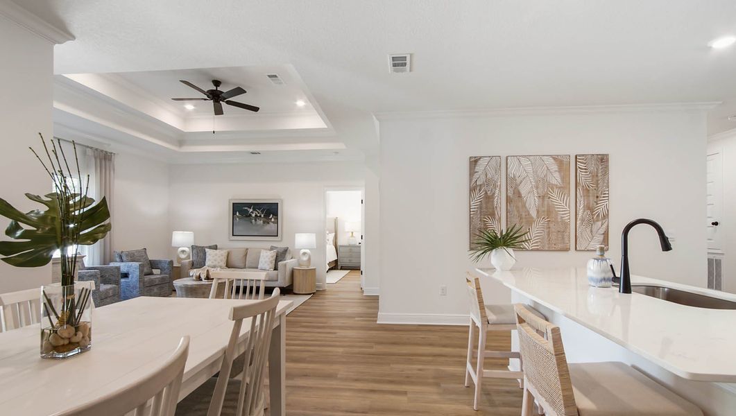 Furnished interior view inside a new home in Nellie Preserve, Santa Rosa Beach (Image 13).