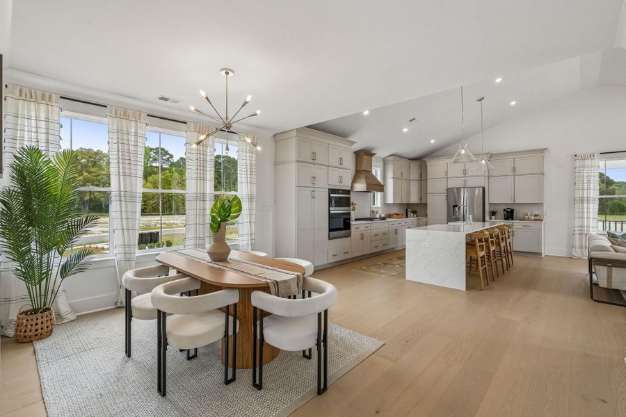 Furnished interior view inside a new home in Miller's Crossing, Johns Island (Image 50).
