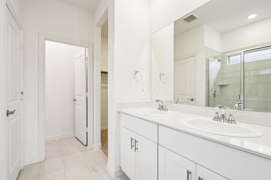 Furnished interior view inside a new home in Lakehaven - Spring Series, Farmersville (Image 9).