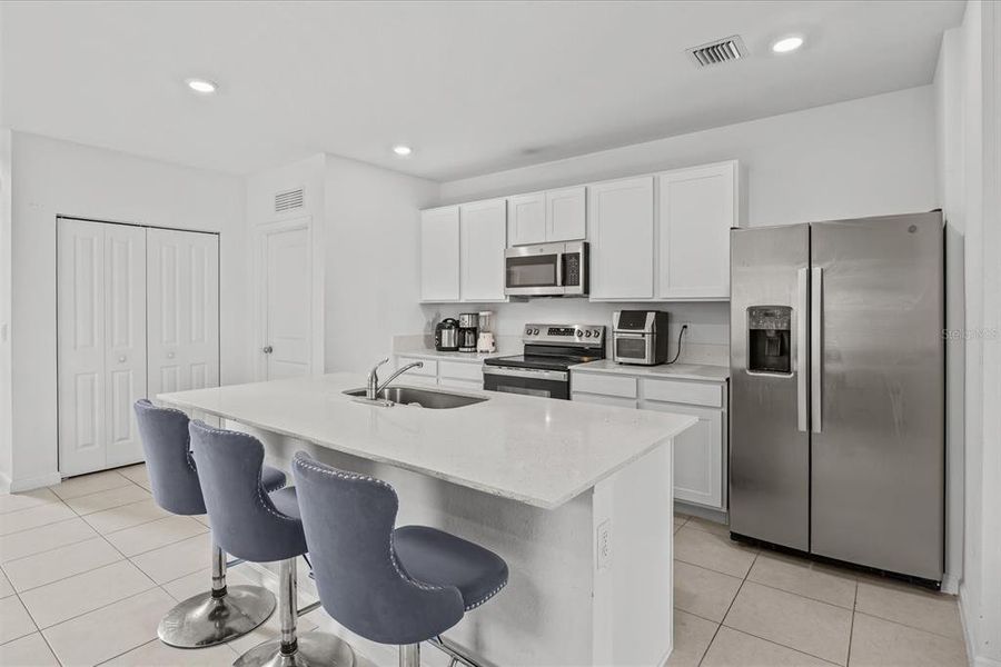 Furnished interior view inside a new home in , Fort Pierce (Image 10).