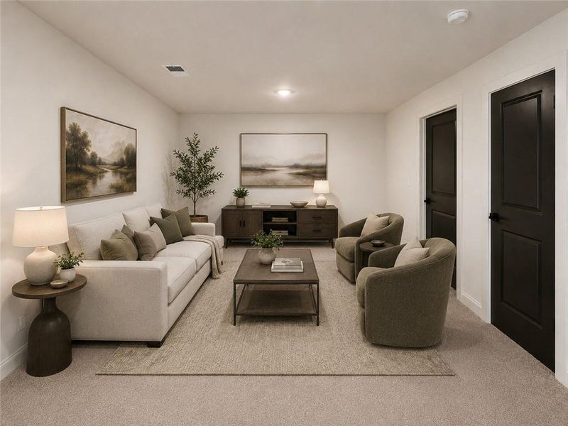 Furnished interior view inside a new home in , Loganville (Image 19).