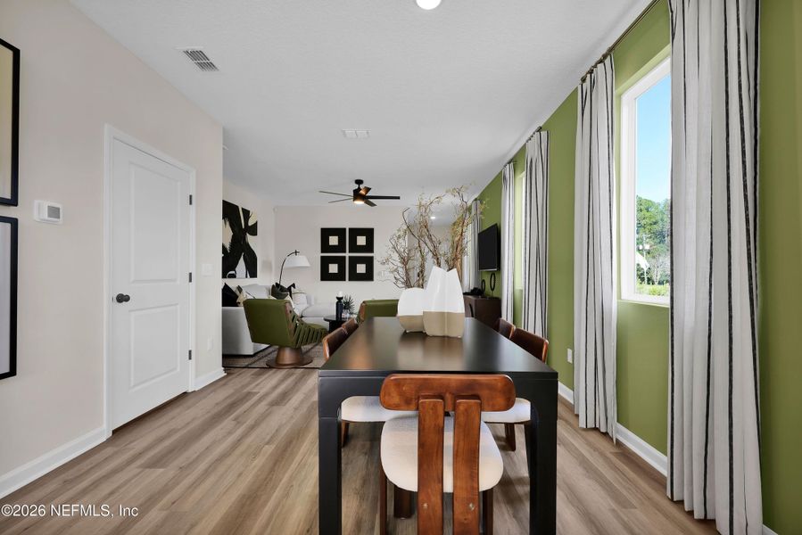 Furnished interior view inside a new home in Baxley Villas, Middleburg (Image 7).