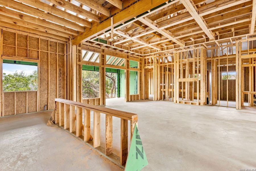 In-progress construction of a new home in , Canyon Lake, TX (Image 25).