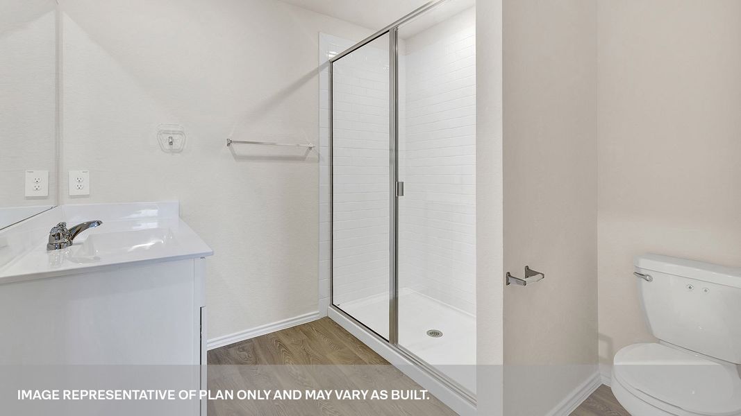 Furnished interior view inside a new home in Navarro Fields, Seguin (Image 8).