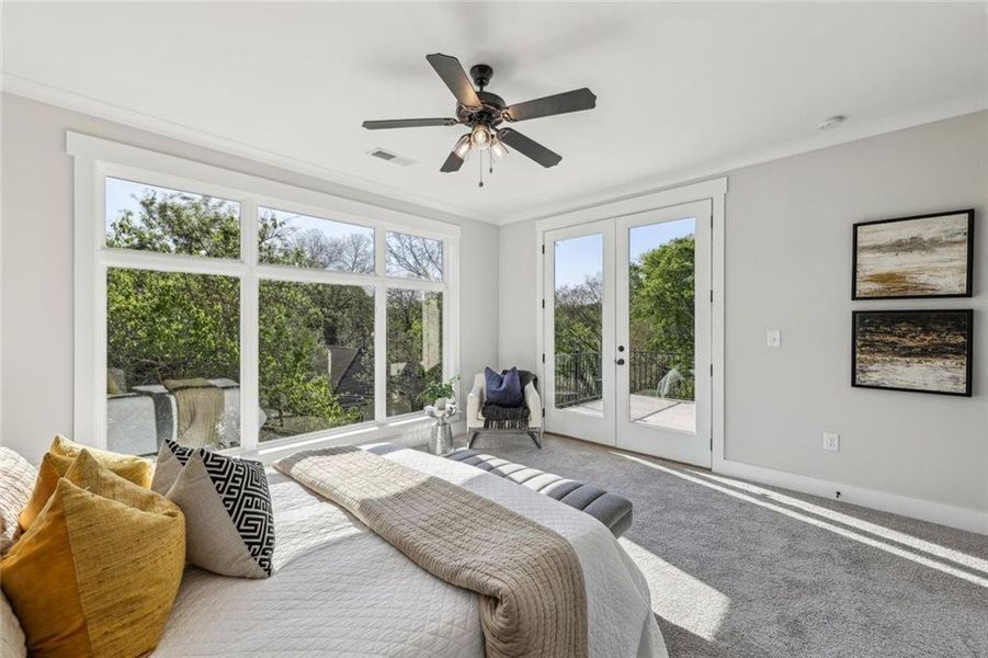 Furnished interior view inside a new home in , Atlanta (Image 17).