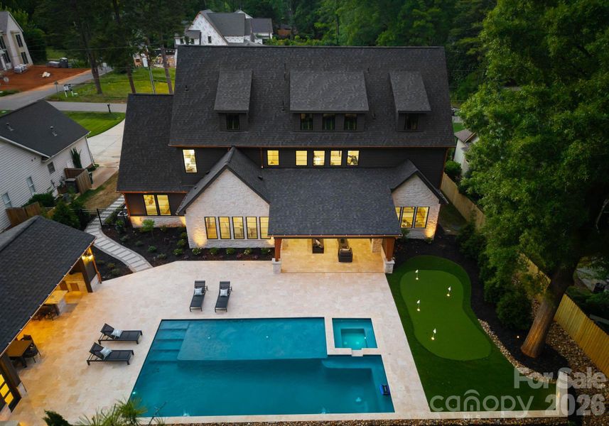 Exterior details and patio area of a home in , Charlotte (Image 26).