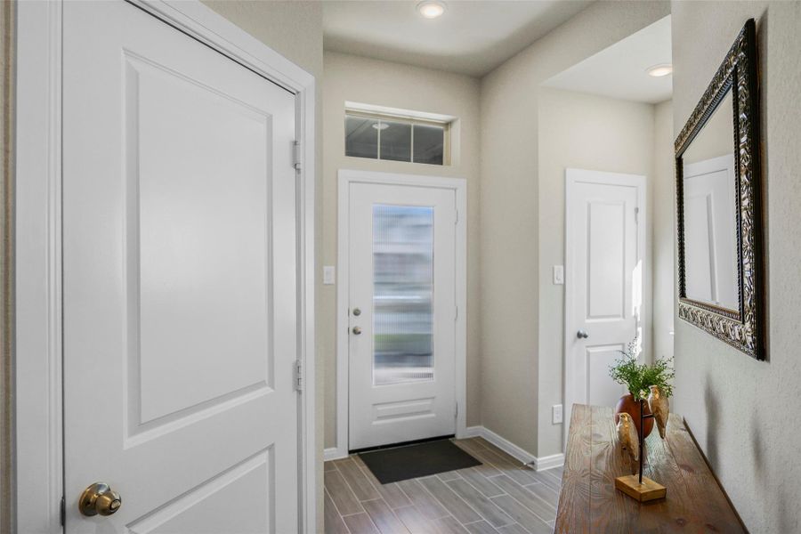 Furnished interior view inside a new home in The Highlands - Grove Collection, Porter (Image 7).