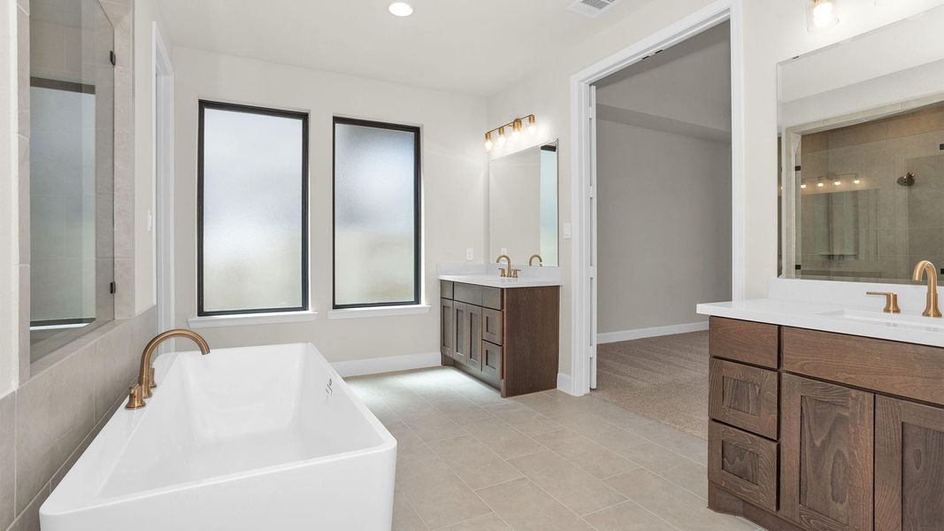 Furnished interior view inside a new home in Grange, Katy (Image 12).