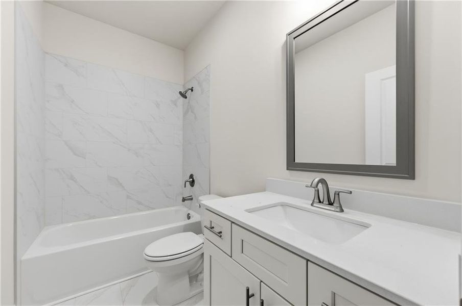 Furnished interior view inside a new home in , Marietta (Image 17).