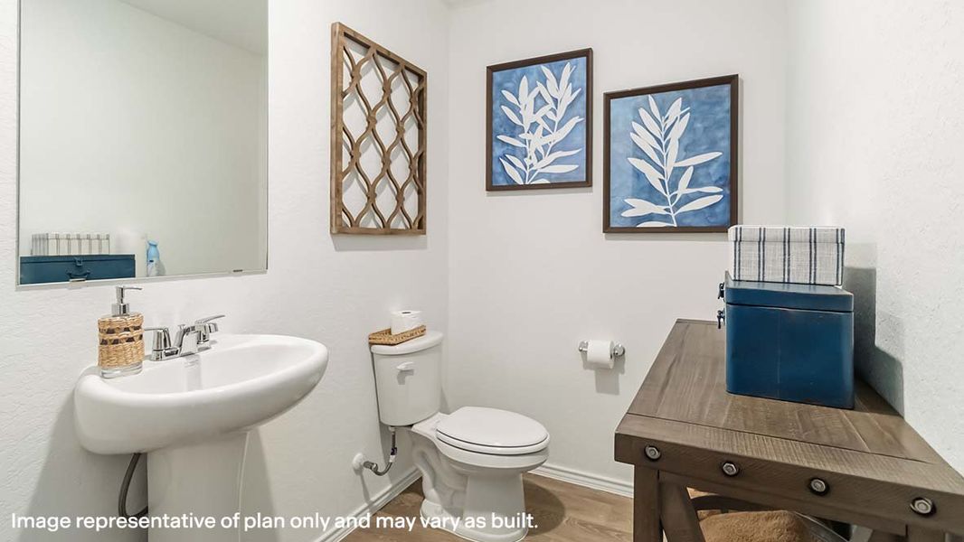 Furnished interior view inside a new home in Hickory Ridge, Elmendorf (Image 24).