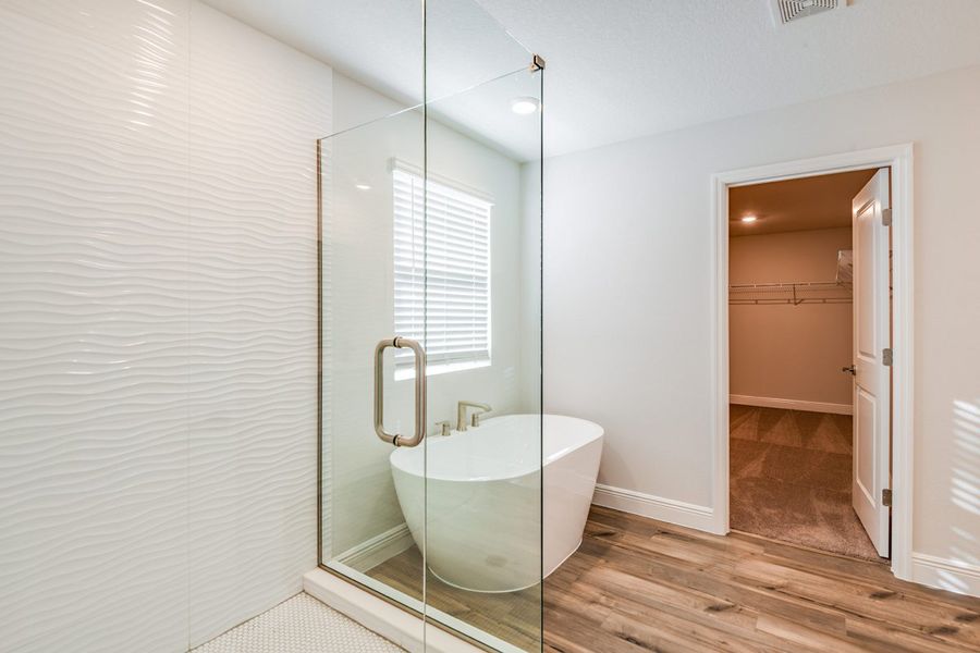 Representative furnished interior of a home built from the Amelia by Casa Fresca Homes in Mirada, San Antonio (Image 3).