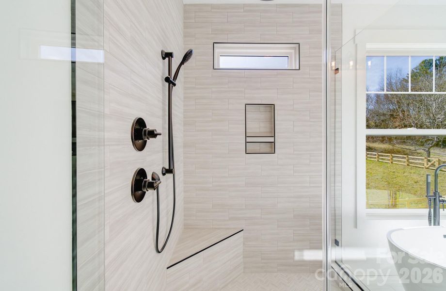 Close-up of interior finishes inside a home in , Mills River (Image 19).