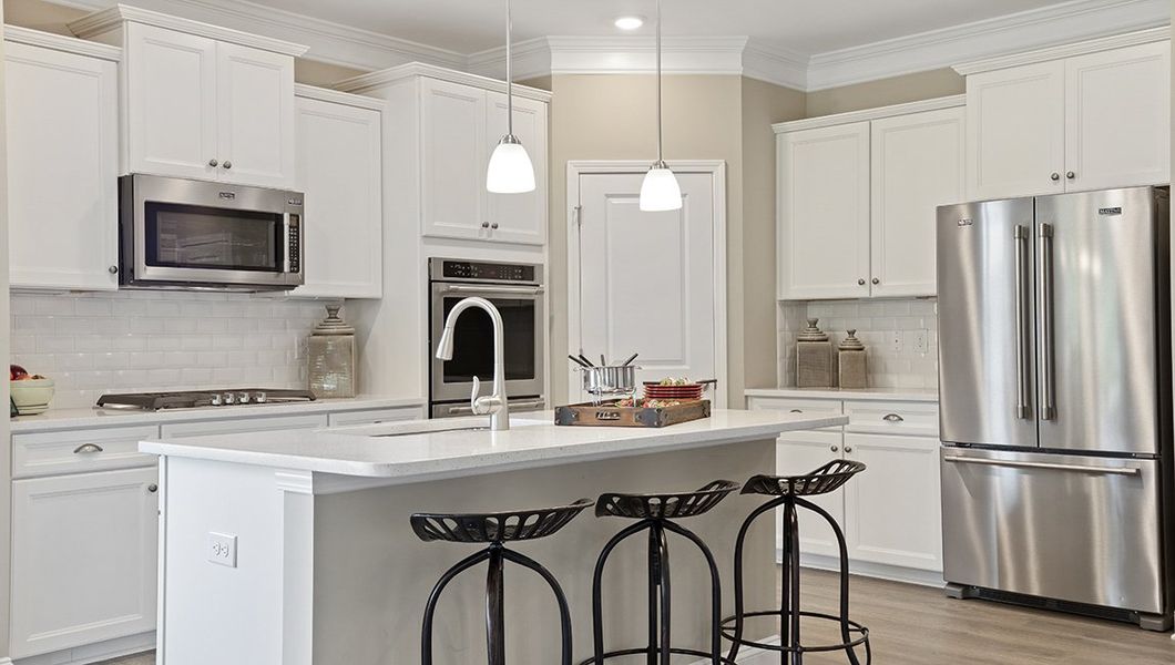 Furnished interior in a model home at Cottonwood Ridge in Piedmont (Image 21).