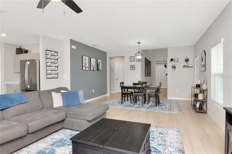 Furnished interior view inside a new home in Bell Creek Landing, Riverview (Image 26). Furnished interior view inside a new home in Bell Creek Landing, Riverview (Image 26).
