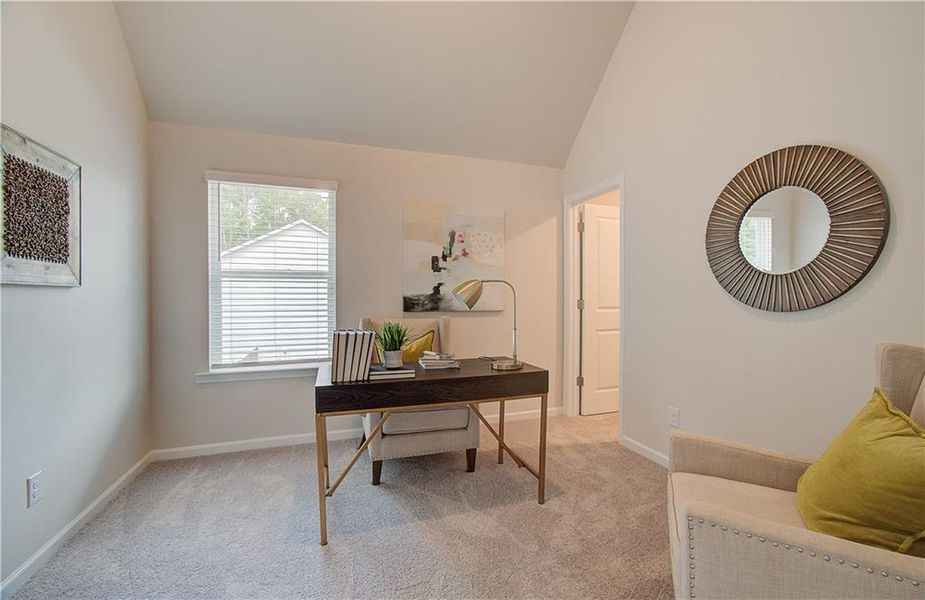 Furnished interior view inside a new home in Whisper Creek, Atlanta (Image 7).